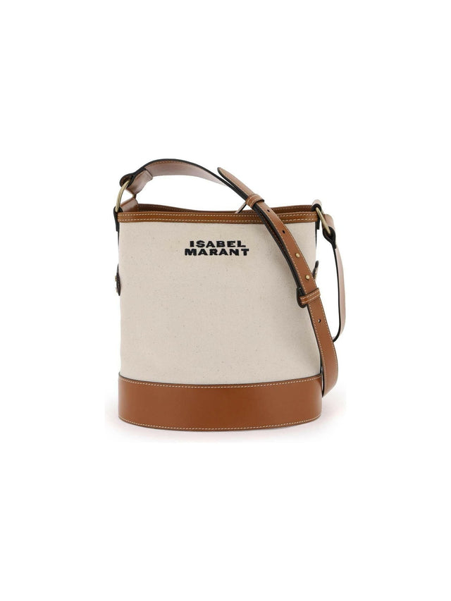 Samara Cotton Canvas Shoulder Bag ISABEL MARANT JOHN JULIA.