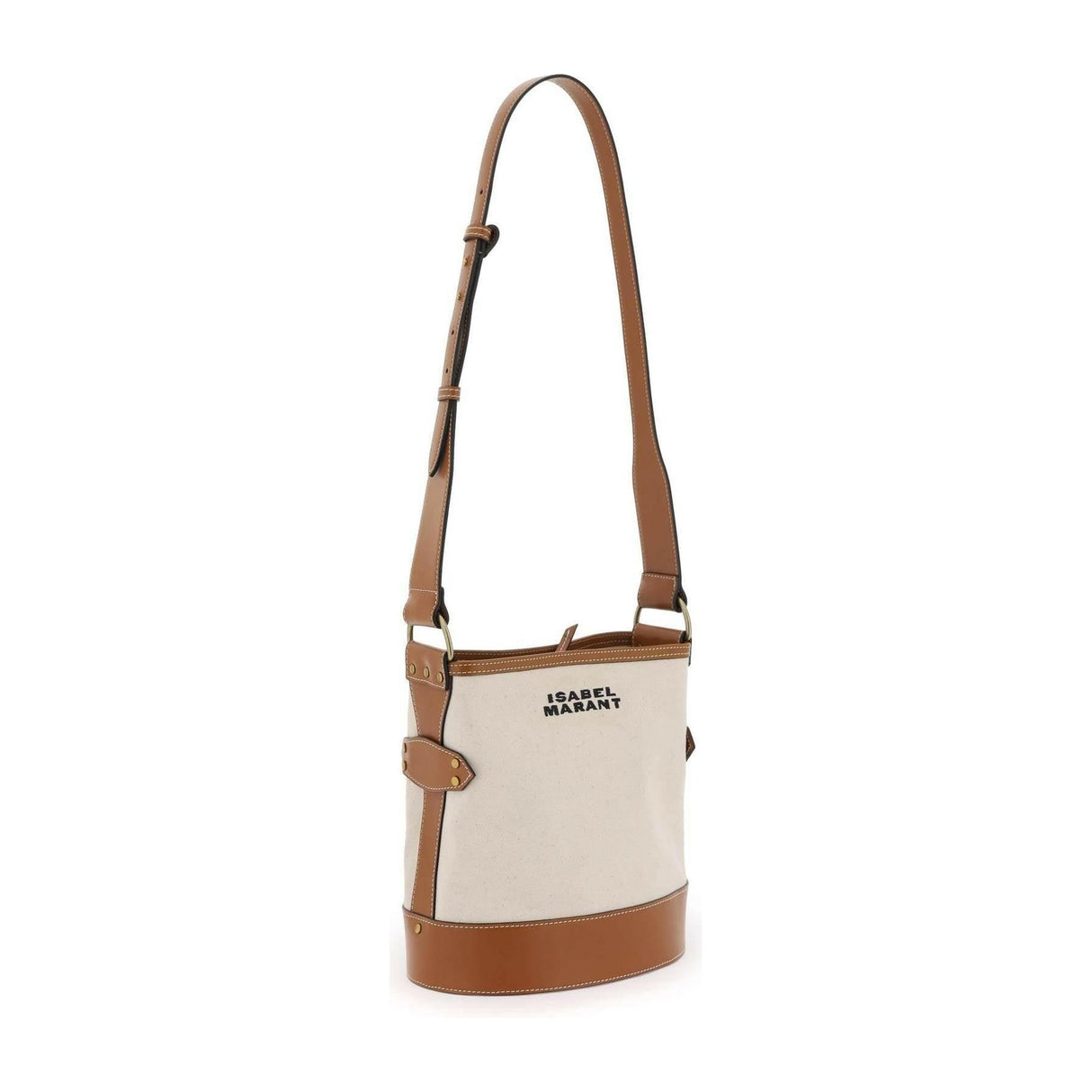 Samara Cotton Canvas Shoulder Bag ISABEL MARANT JOHN JULIA.