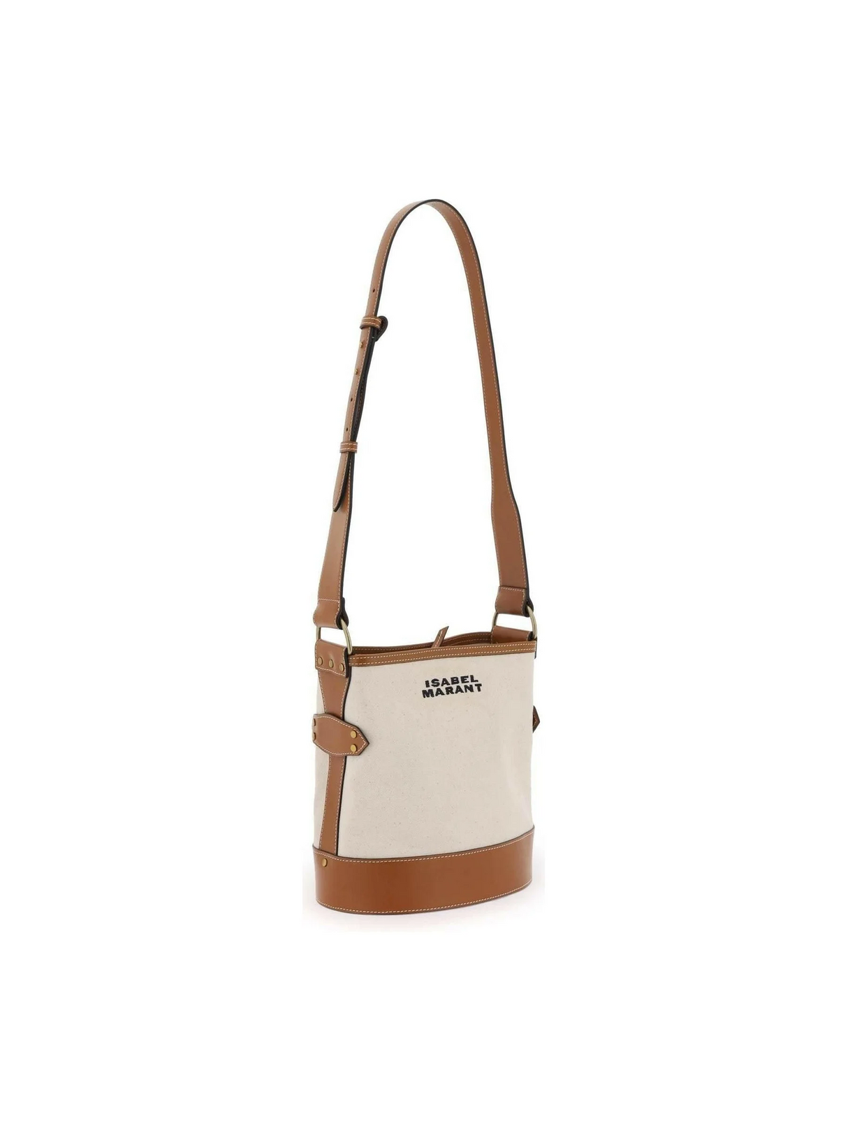 Samara Cotton Canvas Shoulder Bag ISABEL MARANT JOHN JULIA.