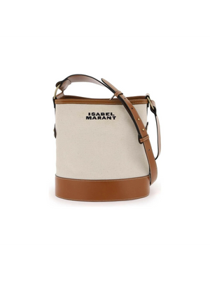 Samara Cotton Canvas Shoulder Bag ISABEL MARANT JOHN JULIA.