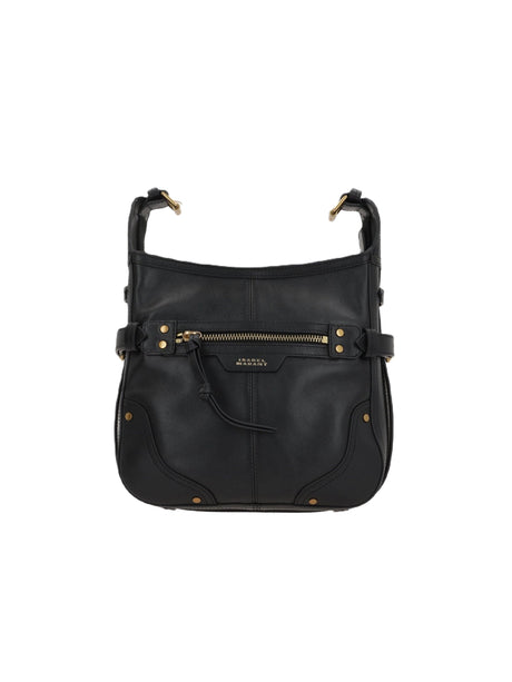 Sierra Small Smooth Leather Hobo Bag-ISABEL MARANT-JOHN JULIA