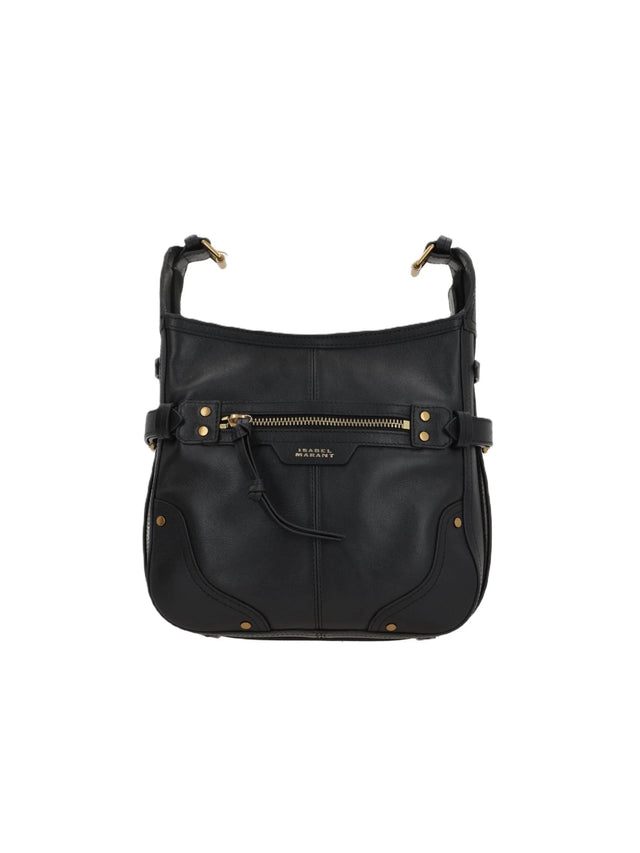 Sierra Small Smooth Leather Hobo Bag-ISABEL MARANT-JOHN JULIA