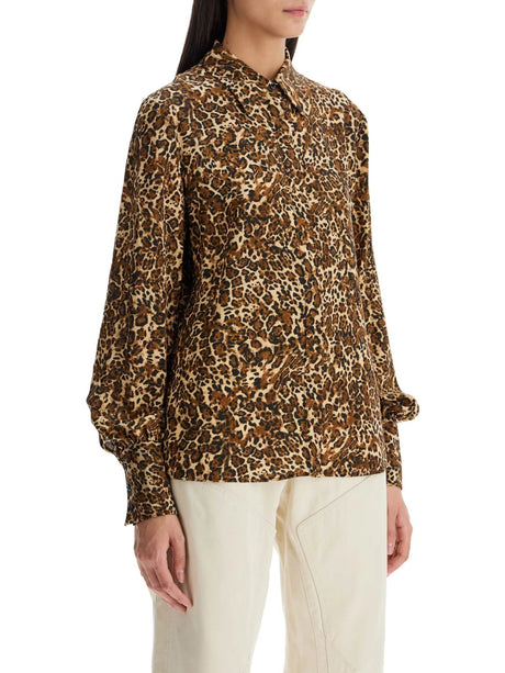 Teysa Silk Leopard Print