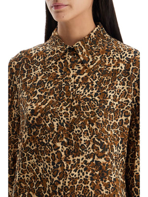 Teysa Silk Leopard Print