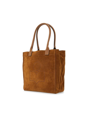 Small Suede Tote Bag Yenky In Leather