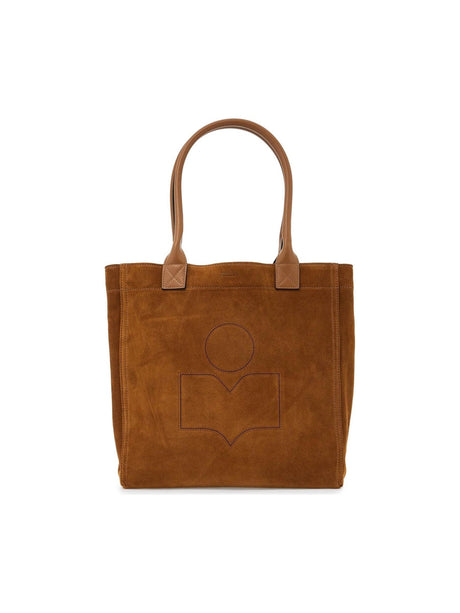 Small Suede Tote Bag Yenky In Leather