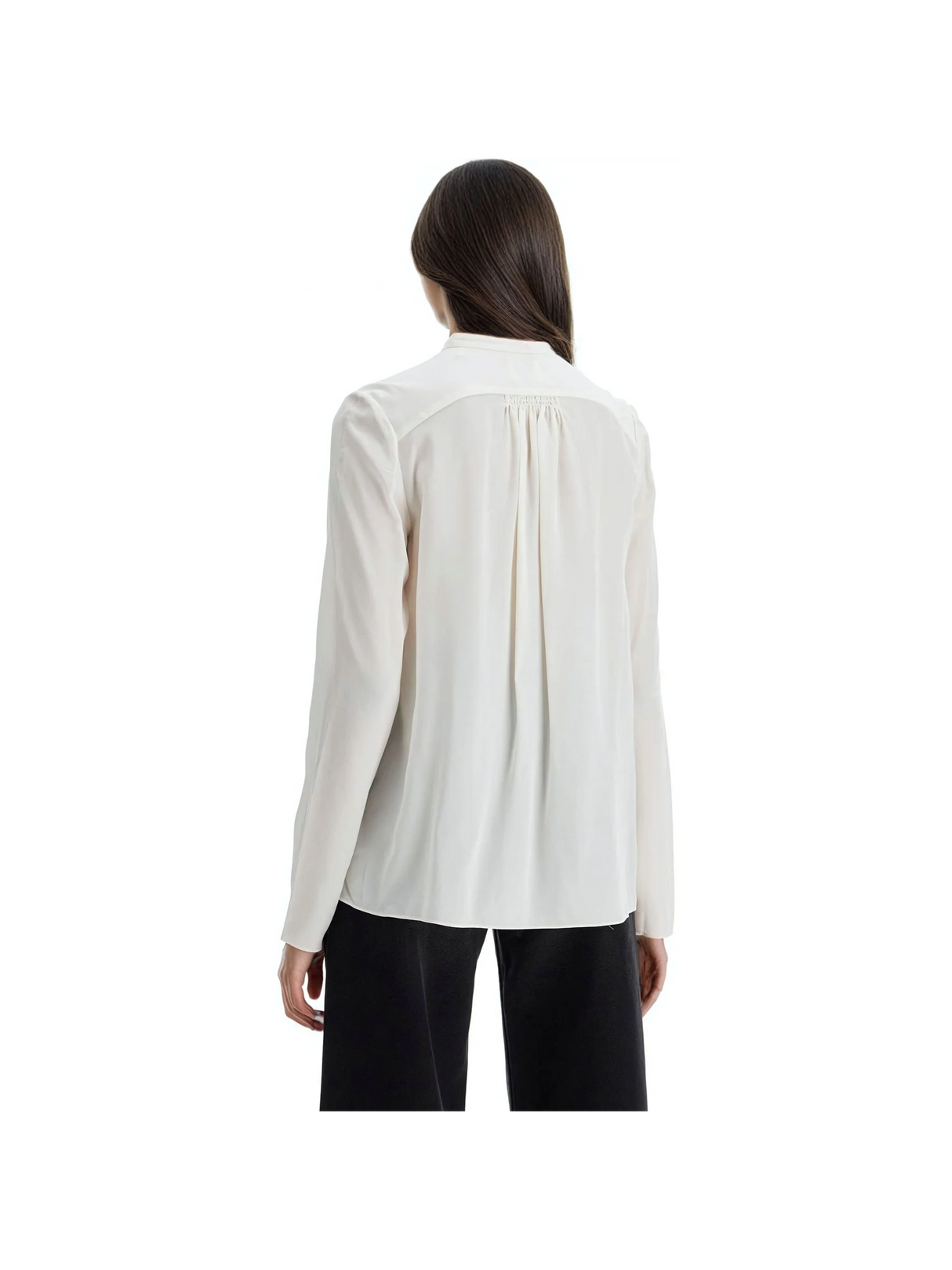 ISABEL MARANT-Utah Ruffled Silk Crêpe Blouse -JOHN JULIA.