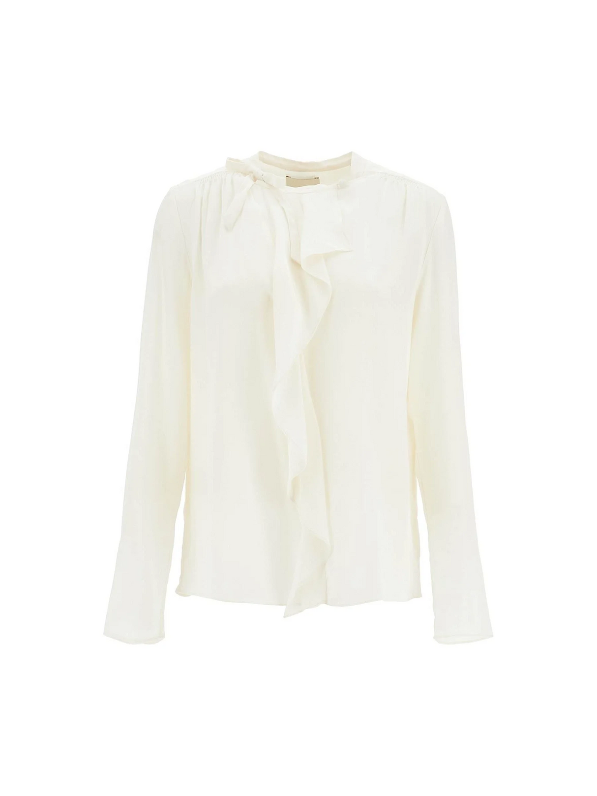 ISABEL MARANT-Utah Ruffled Silk Crêpe Blouse -JOHN JULIA.