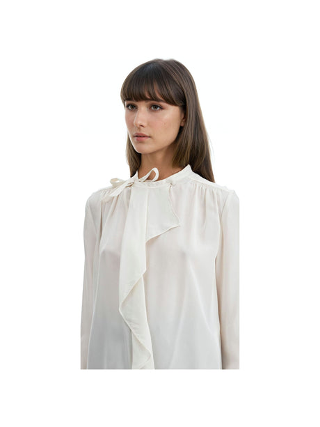 ISABEL MARANT-Utah Ruffled Silk Crêpe Blouse -JOHN JULIA.