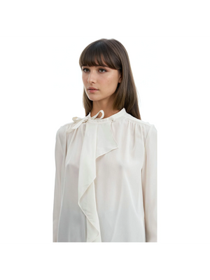 ISABEL MARANT-Utah Ruffled Silk Crêpe Blouse -JOHN JULIA.