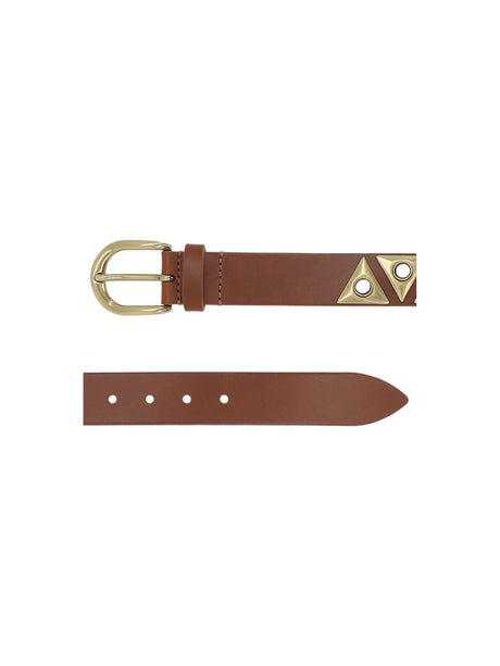 Veliana Smooth Leather Belt-ISABEL MARANT-JOHN JULIA