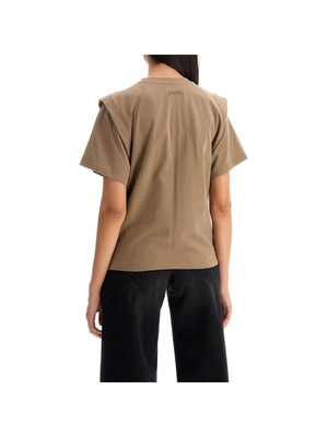 ISABEL MARANT-Zelitos Organic Cotton T Shirt -JOHN JULIA.