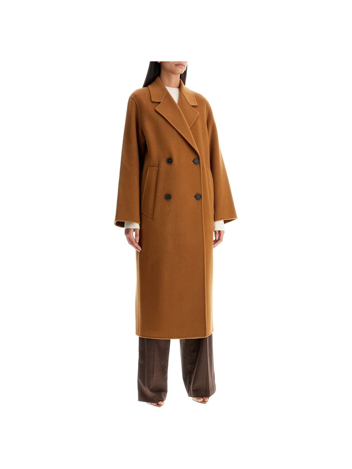 Double-Breasted Clara Wool Coat