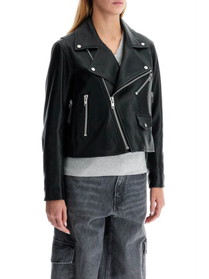 Lenny Sue Leather Biker Jacket