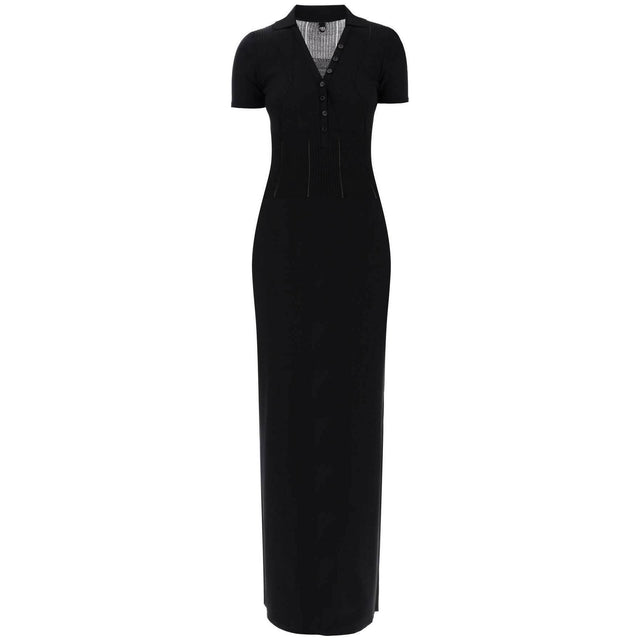 Black 'La Robe Yauco' Maxi Dress JACQUEMUS JOHN JULIA.