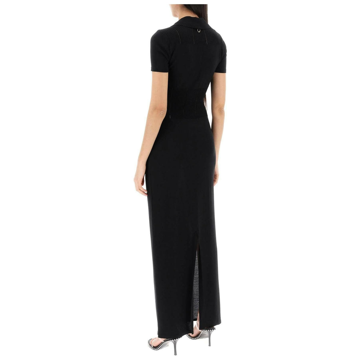 Black 'La Robe Yauco' Maxi Dress JACQUEMUS JOHN JULIA.