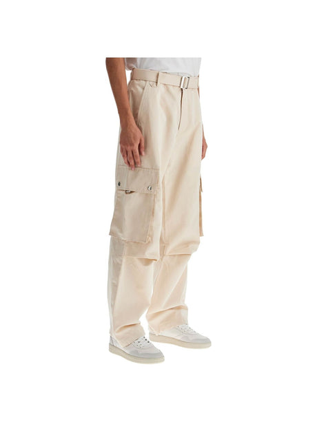 Cargo Gabardine Trousers In Eight