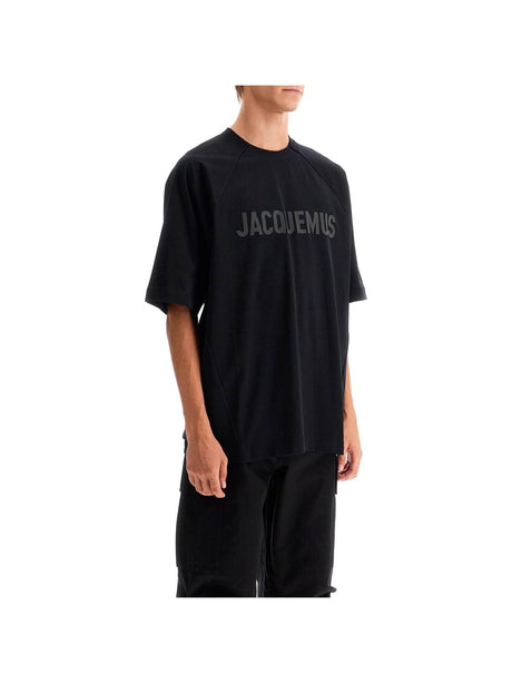 JACQUEMUS-Cotton Le Typo T-shirt-JOHN JULIA