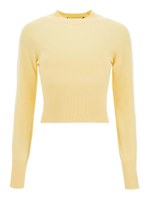 Cropped Knit Sweater-Jacquemus-JOHN JULIA