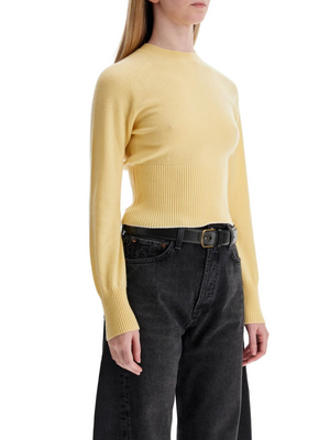 Cropped Knit Sweater-Jacquemus-JOHN JULIA