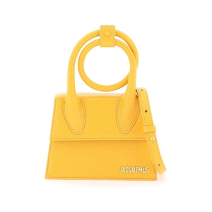 Dark Orange 'Le Chiquito Noeud' Genuine Leather Bag JACQUEMUS JOHN JULIA.