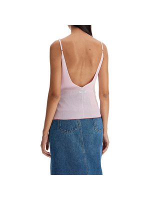 Deep V-Neck Knit Tank - Women > Clothing > Tops and Sweatshirts > Tops