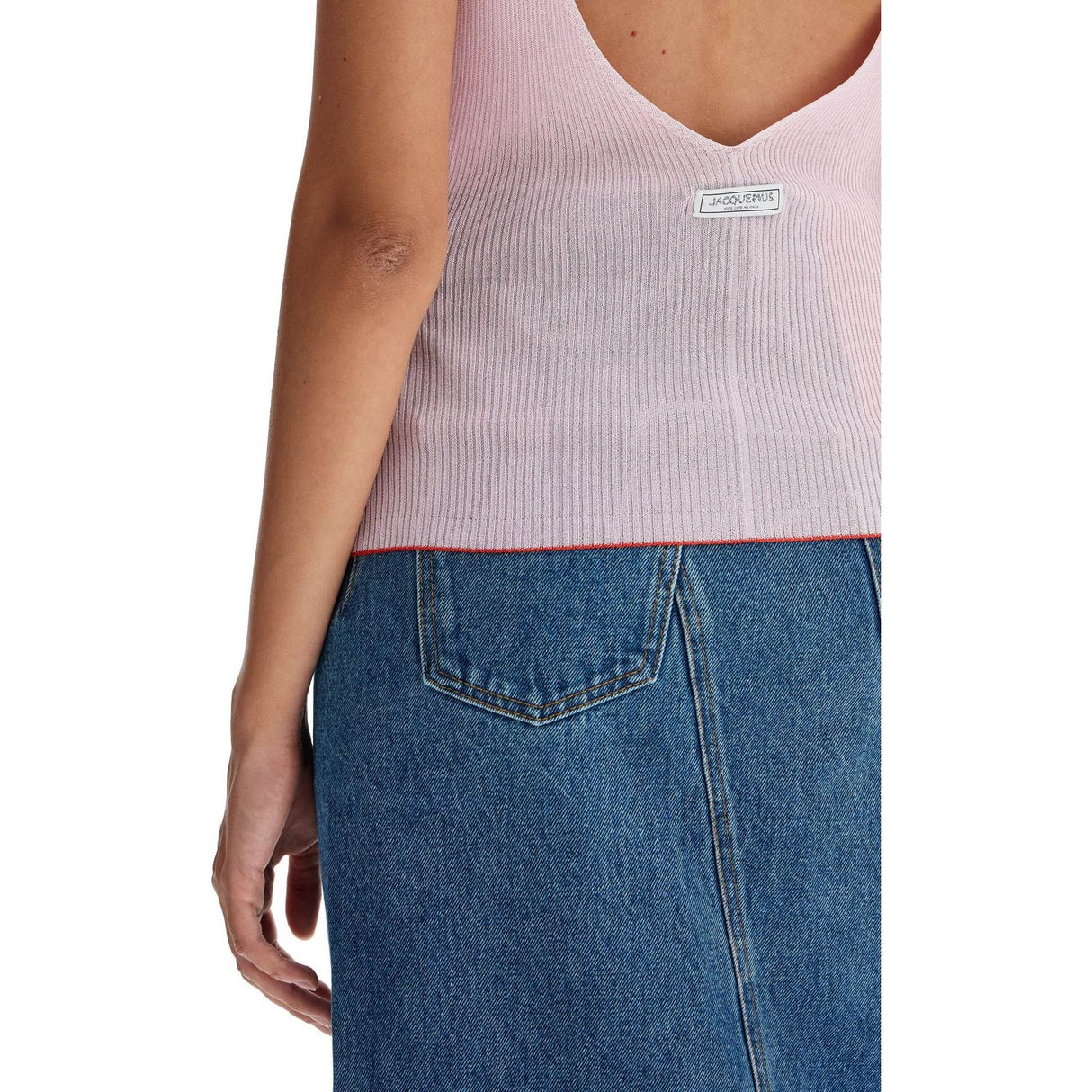 Deep V-Neck Knit Tank - Women > Clothing > Tops and Sweatshirts > Tops