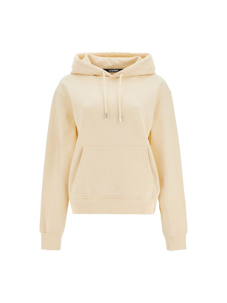 JACQUEMUS-Embroidered Cotton Hoodie-JOHN JULIA