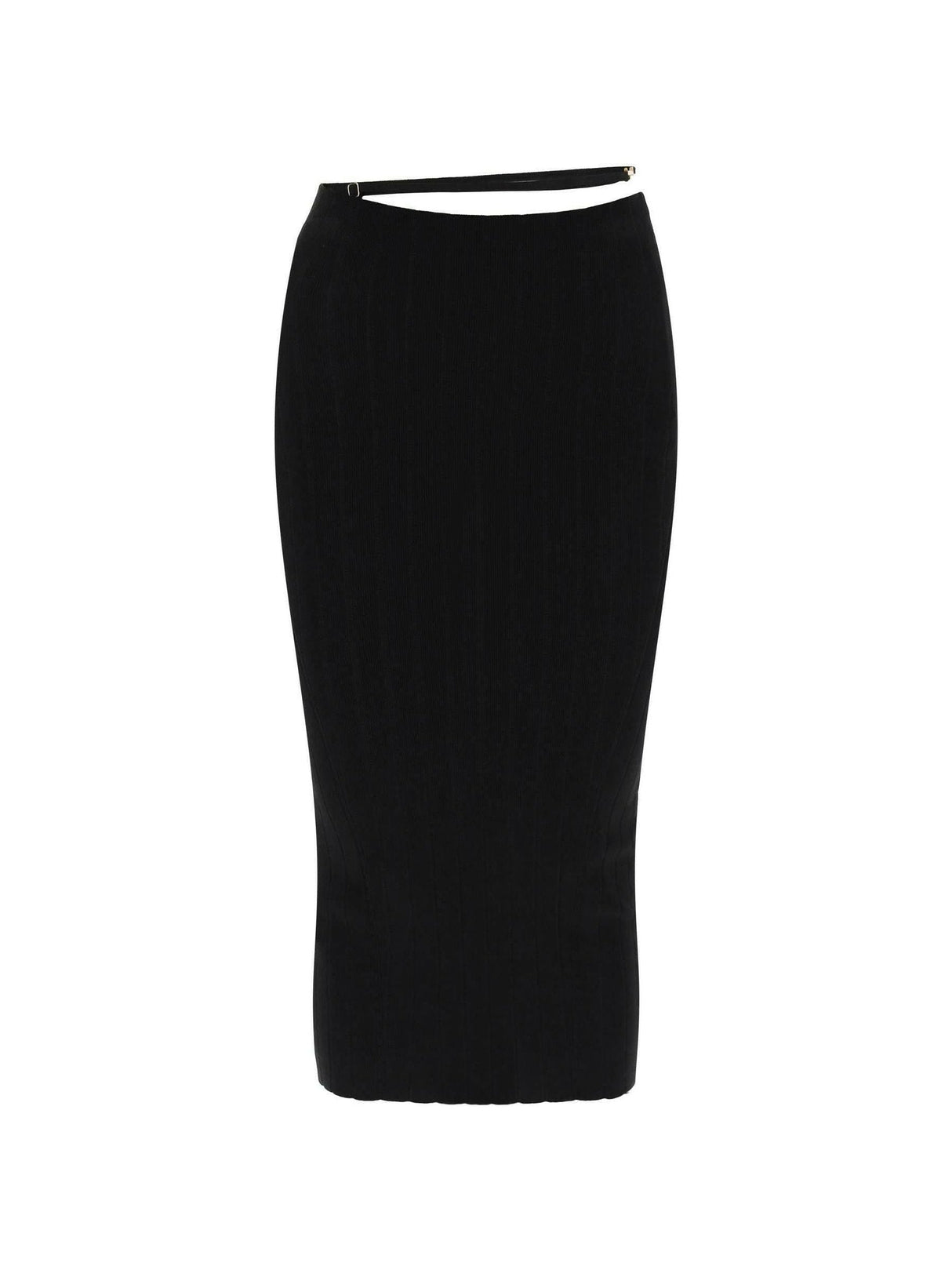 JACQUEMUS-La jupe Pralù Knit Midi Skirt-JOHN JULIA