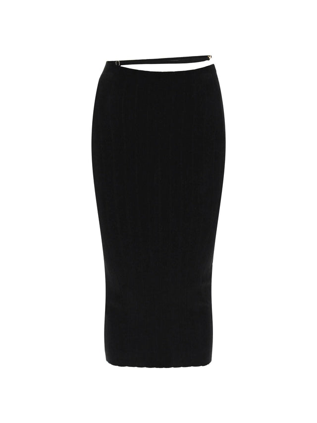 JACQUEMUS-La jupe Pralù Knit Midi Skirt-JOHN JULIA