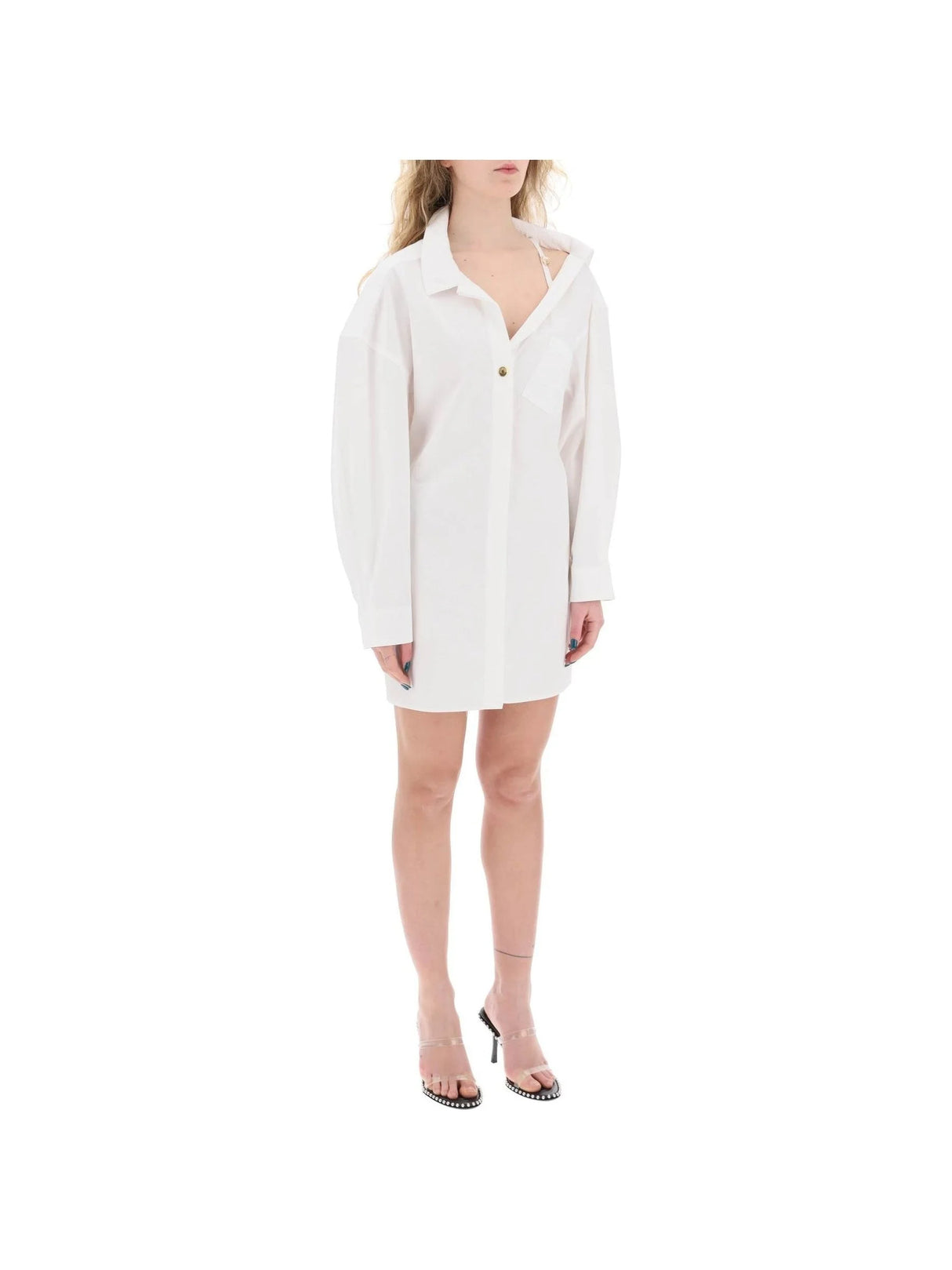 La Mini Robe Chemise Poplin Dress - Women > Clothing > Dresses > Mini