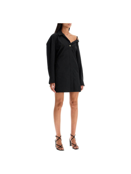 La Mini Robe Shirt Poplin Dress