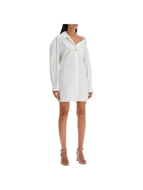 La Mini Robe Shirt Poplin Dress