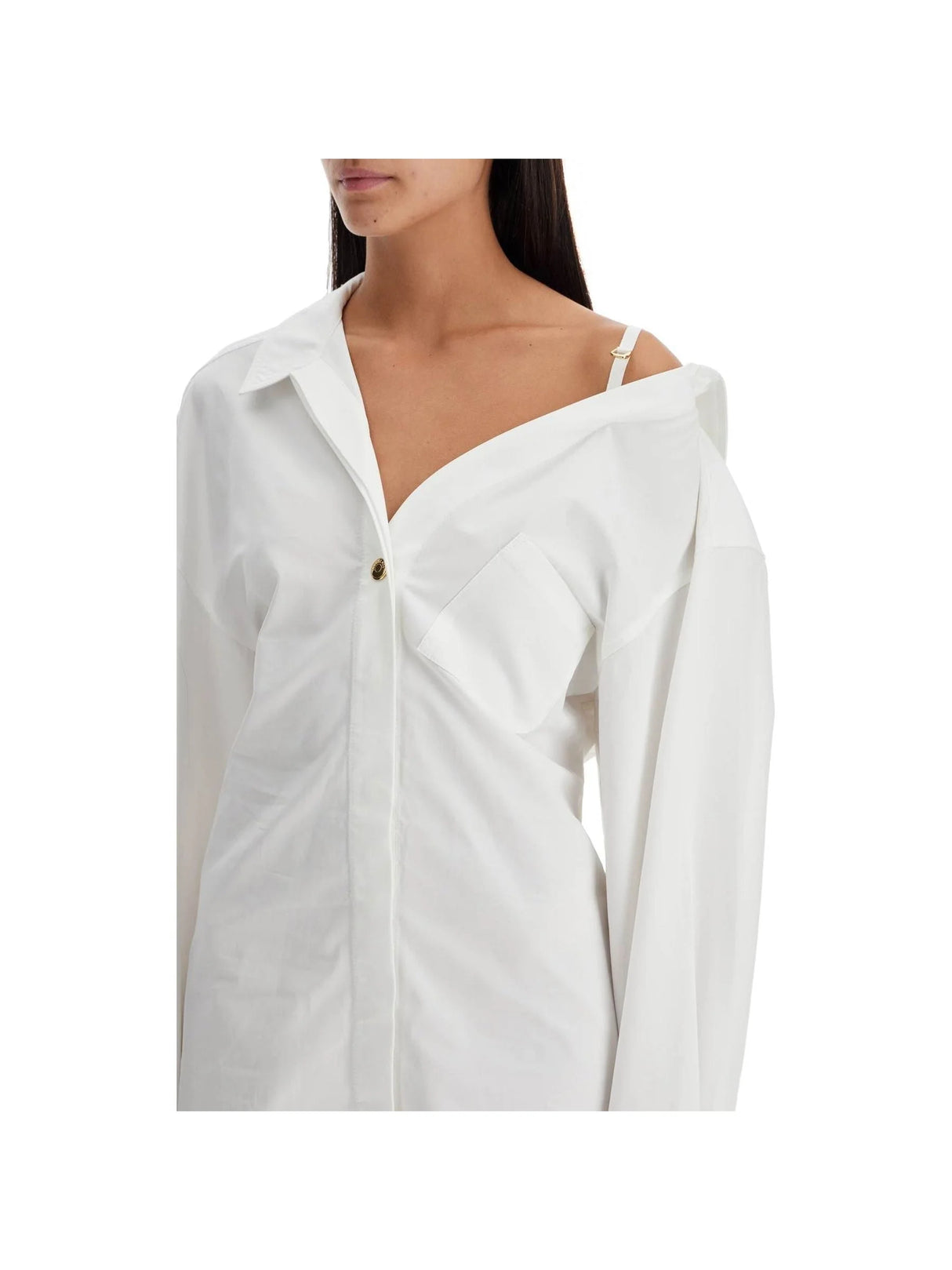 La Mini Robe Shirt Poplin Dress - Women > Clothing > Dresses > Mini