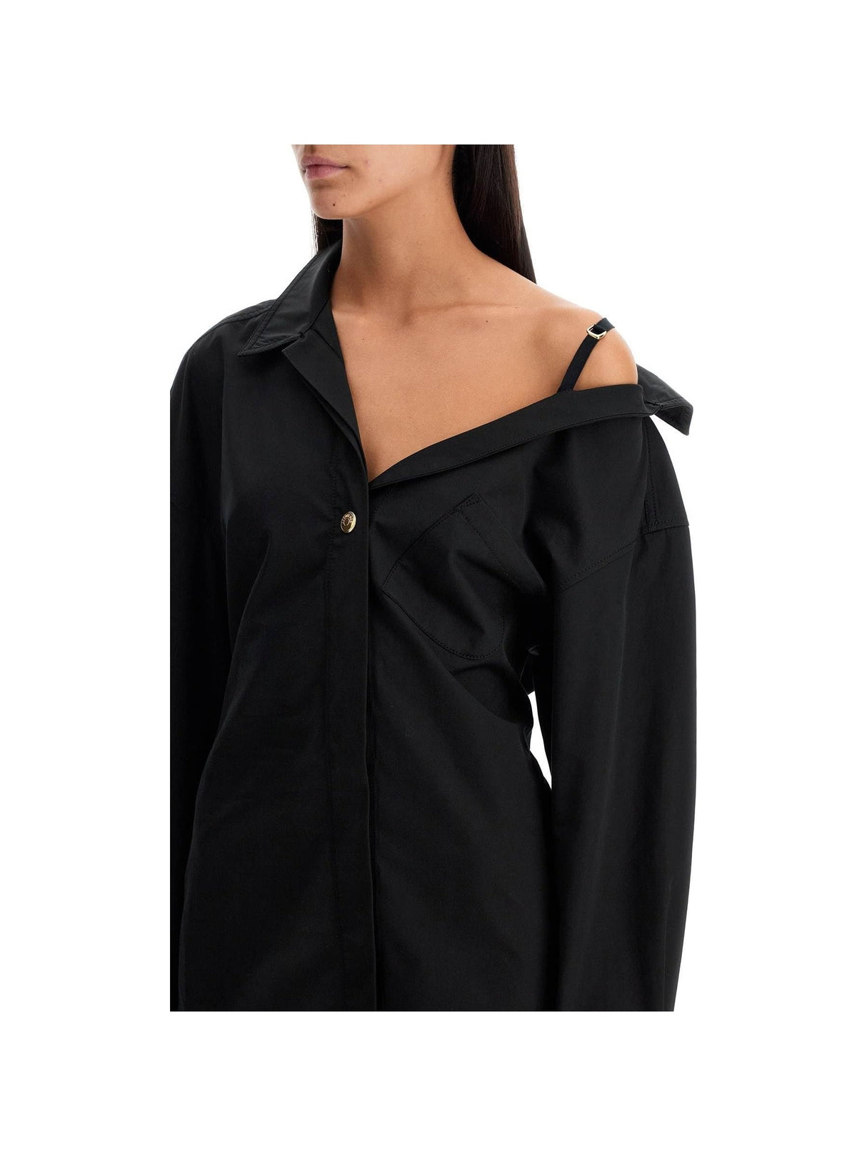 La Mini Robe Shirt Poplin Dress - Women > Clothing > Dresses > Mini