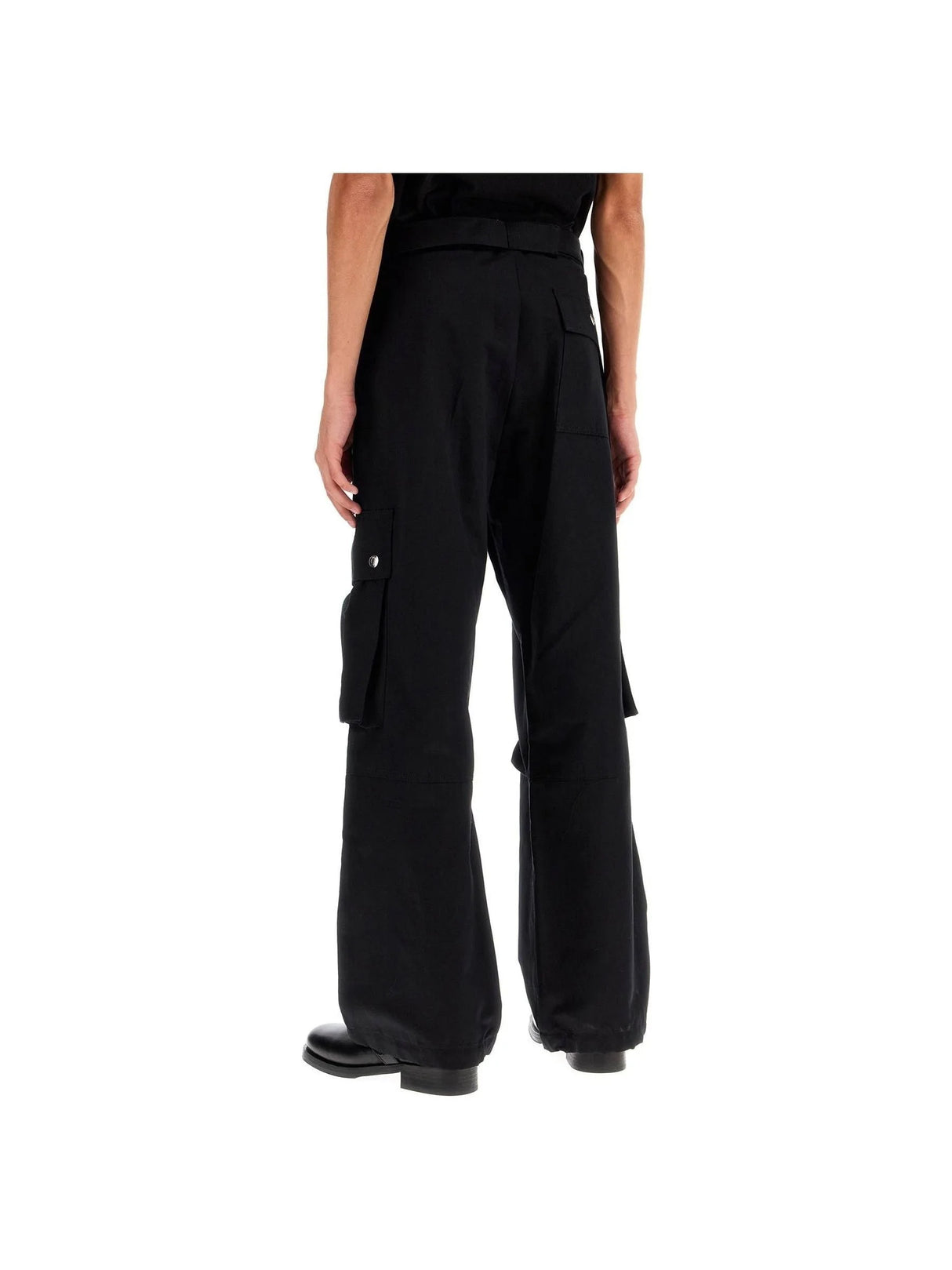 Cargo Gabardine Trousers In Eight