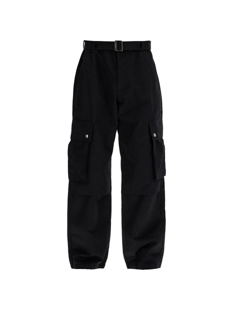 Cargo Gabardine Trousers In Eight