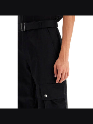 Cargo Gabardine Trousers In Eight