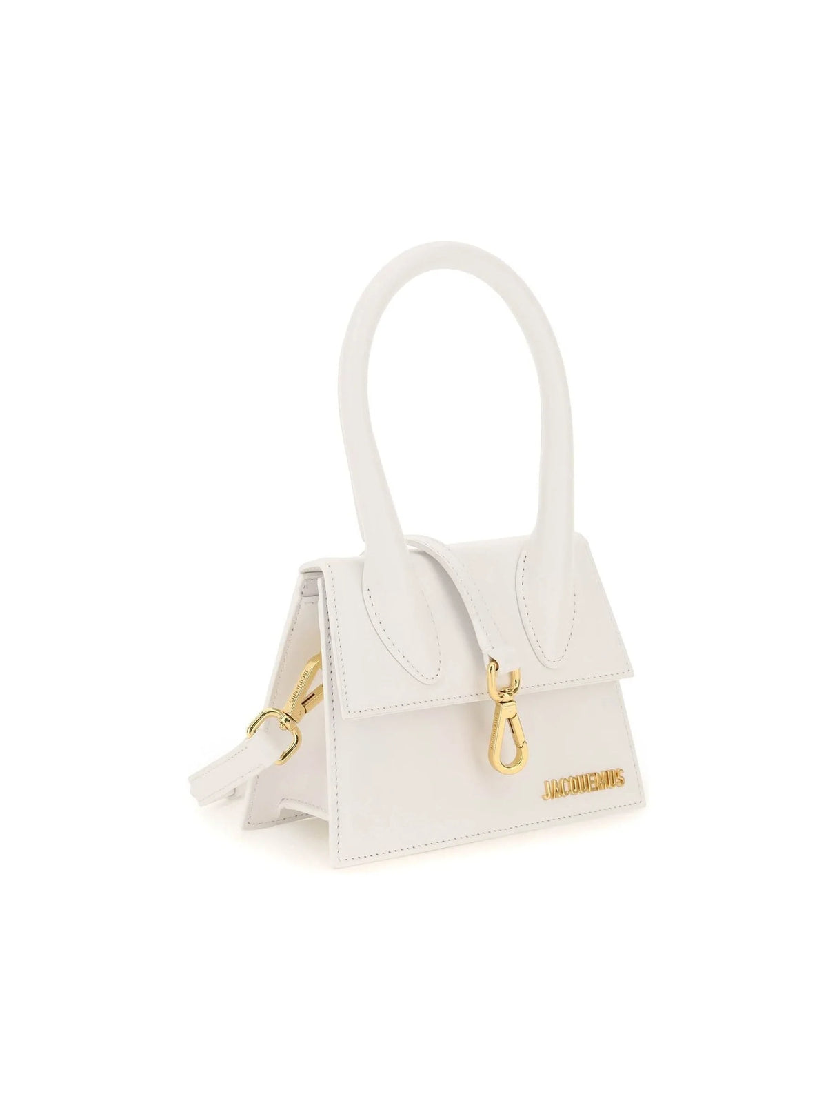 JACQUEMUS-Le Chiquito Moyen Leather Handbag-JOHN JULIA