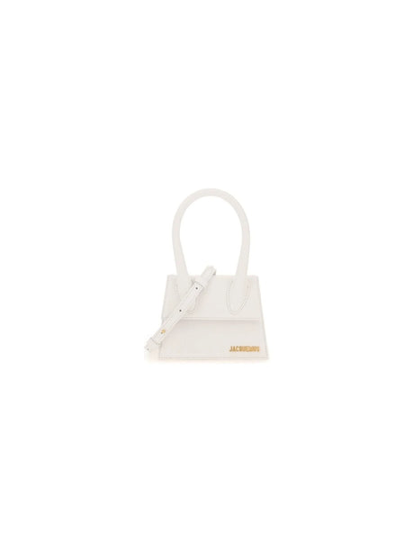 JACQUEMUS-Le Chiquito Moyen Leather Handbag-JOHN JULIA