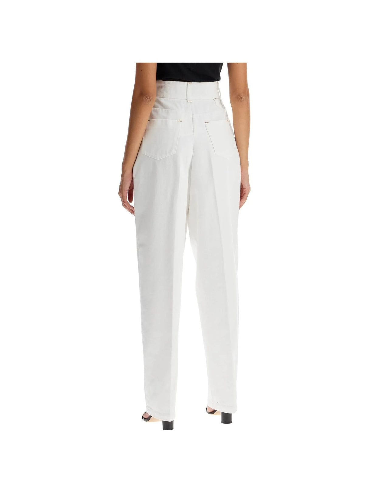 Le De-Nîmes High-Waist Pants-Jacquemus-JOHN JULIA