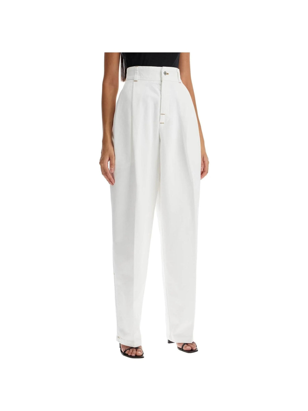 Le De-Nîmes High-Waist Pants-Jacquemus-JOHN JULIA