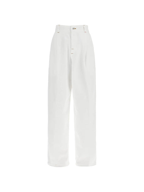 Le De-Nîmes High-Waist Pants-Jacquemus-JOHN JULIA