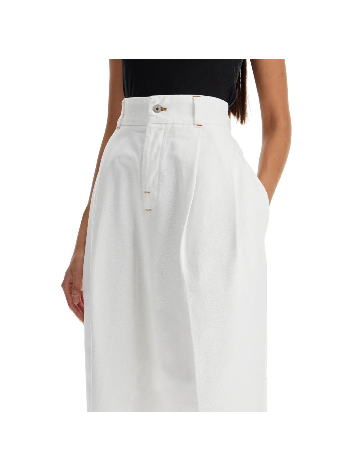 Le De-Nîmes High-Waist Pants-Jacquemus-JOHN JULIA