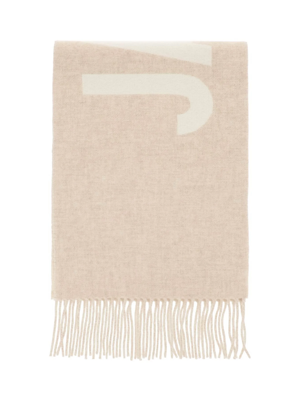 Logo Wool Scarf