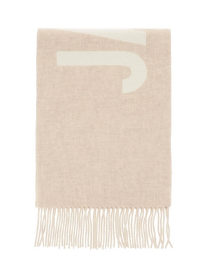 Logo Wool Scarf