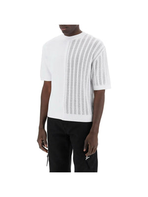 Off-White Le haut Juego Constrast Knit Top JACQUEMUS JOHN JULIA.