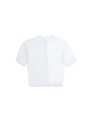 Off-White Le haut Juego Constrast Knit Top JACQUEMUS JOHN JULIA.