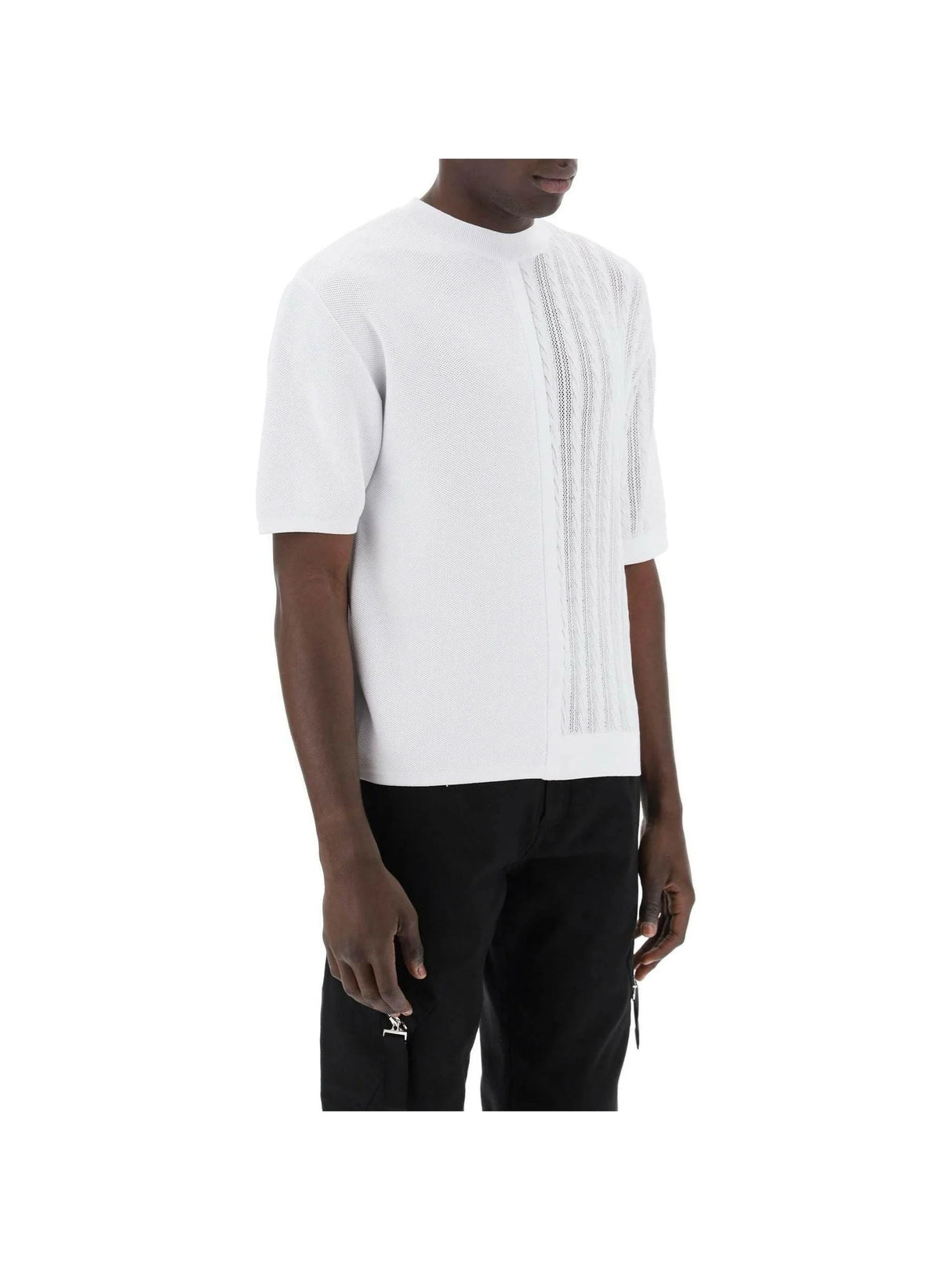 Off-White Le haut Juego Constrast Knit Top JACQUEMUS JOHN JULIA.