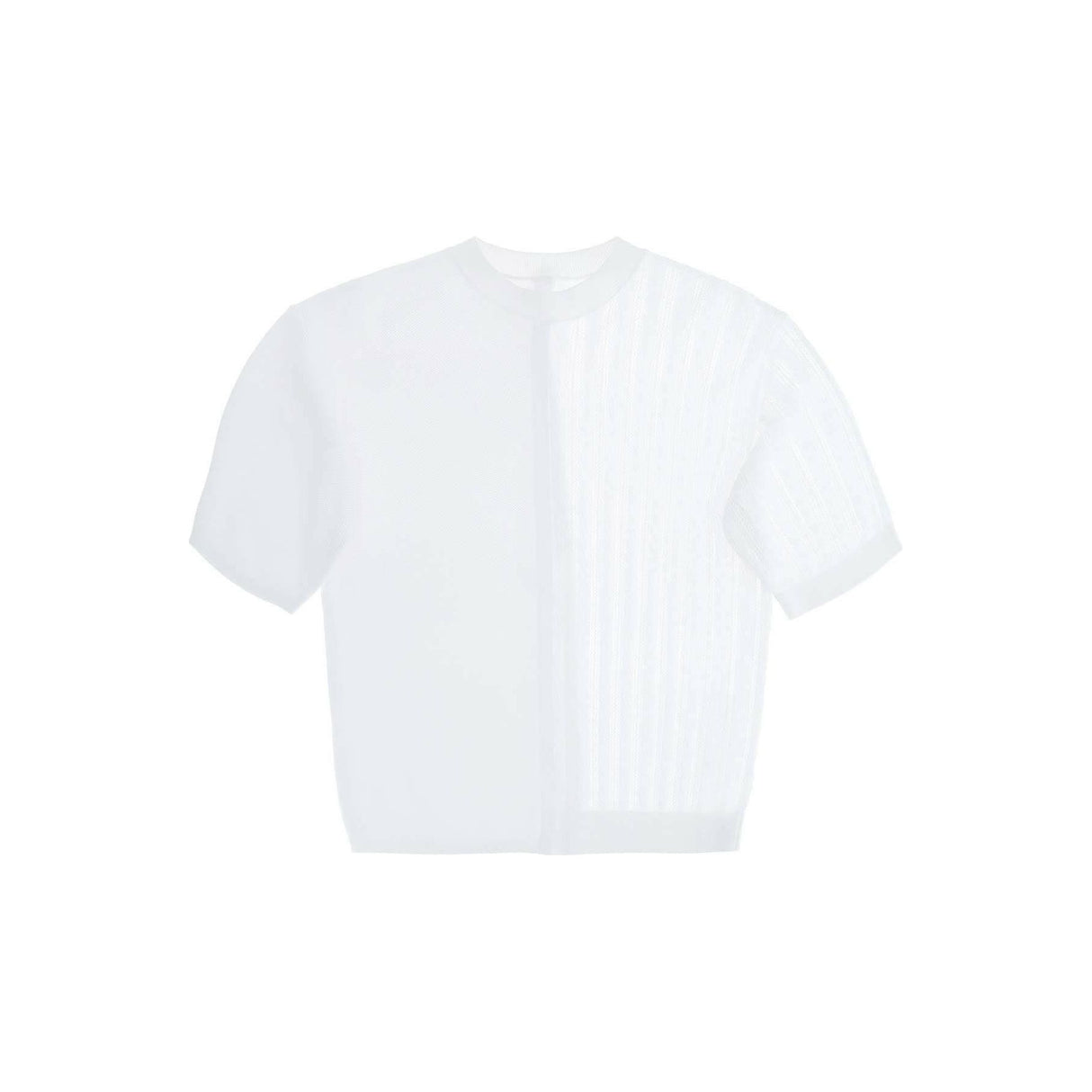 Off-White Le haut Juego Constrast Knit Top JACQUEMUS JOHN JULIA.